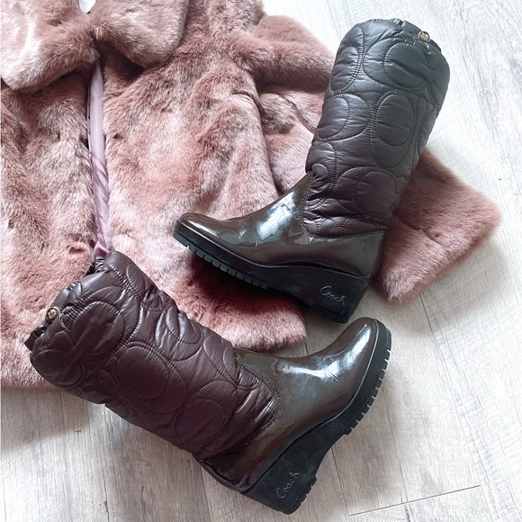 Coach Cantina puffer boots - Picture 2 of 10